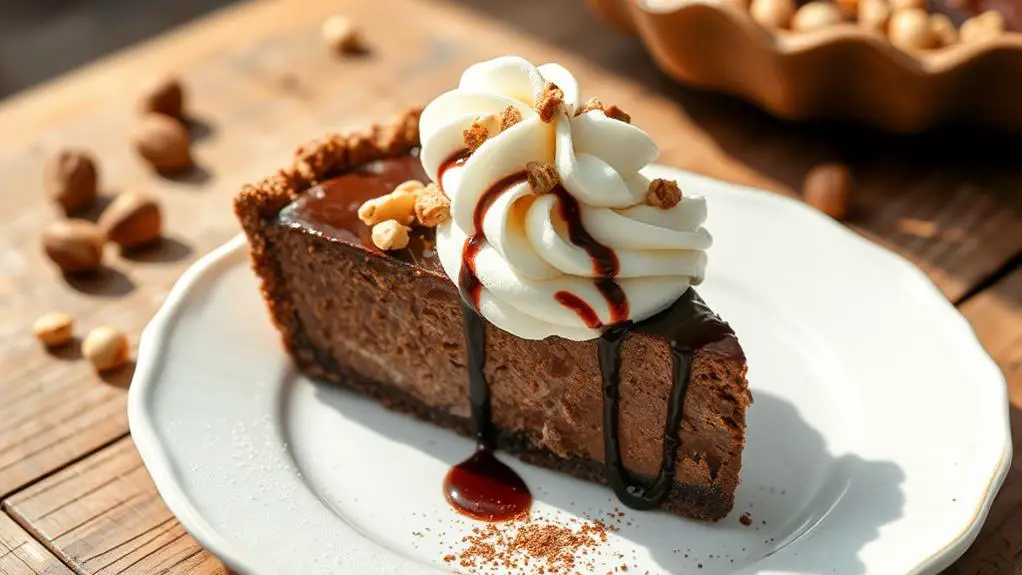 decadent chocolate hazelnut dessert