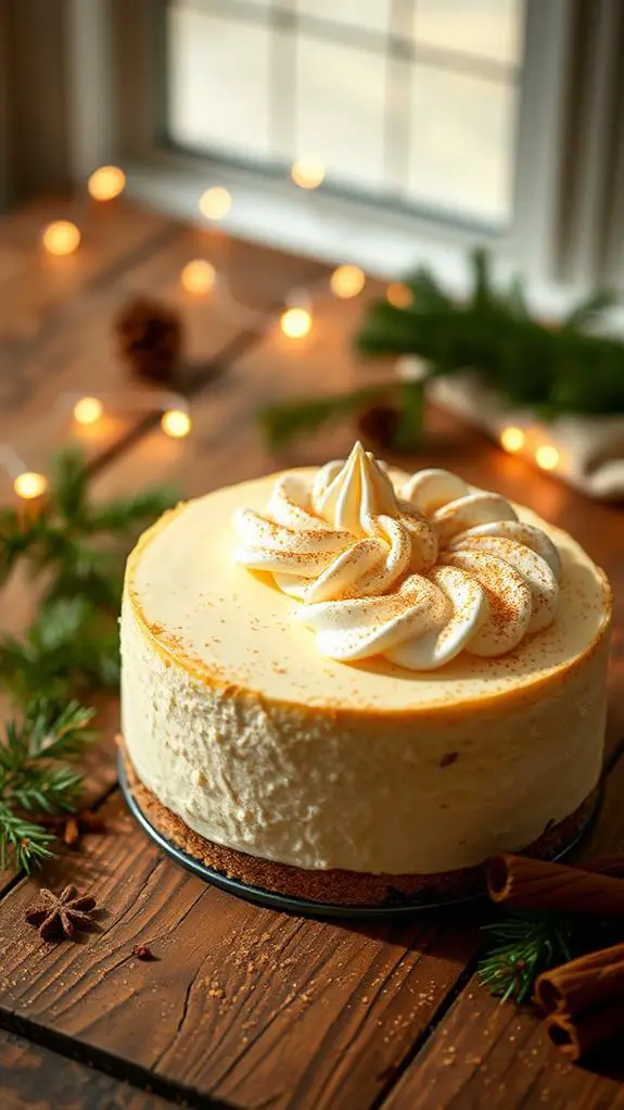 festive eggnog dessert delight