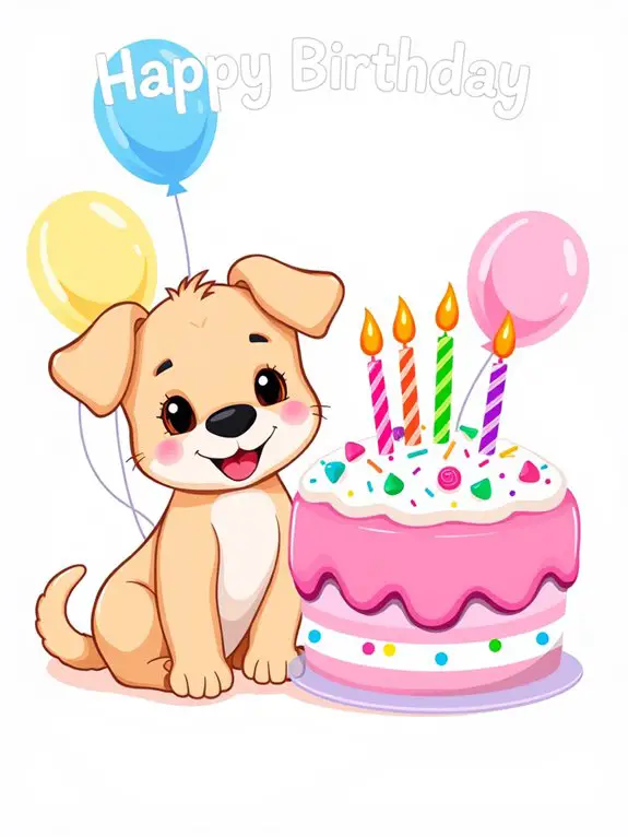 adorable animal birthday celebration