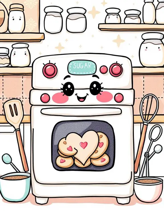 adorable kitchen appliance illustration