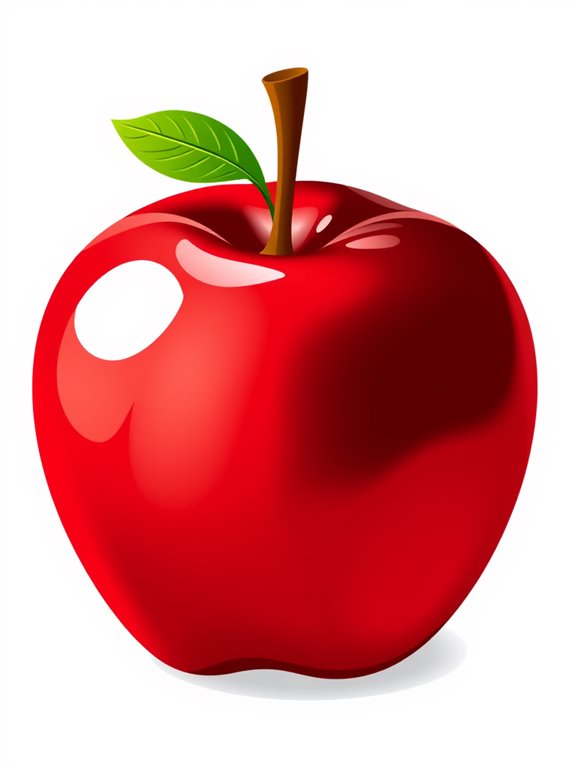 apple leaf clipart design
