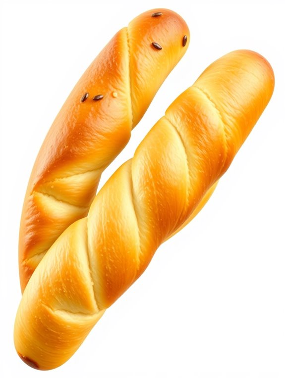 baked breadstick illustration graphic