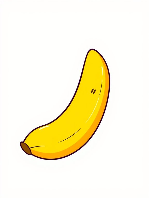 banana clipart illustration design