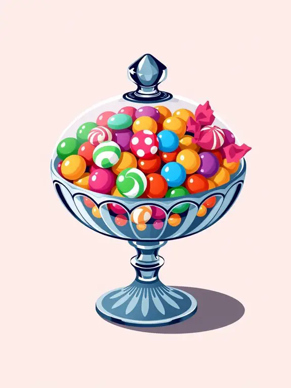 candy dish clipart design