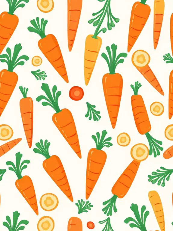 carrot themed decorative graphics collection