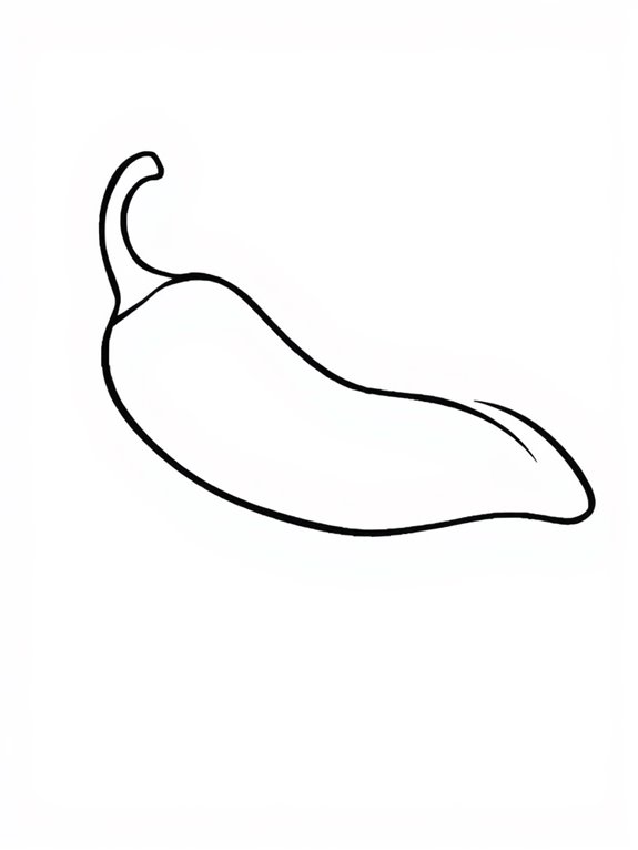 chili pepper coloring activity