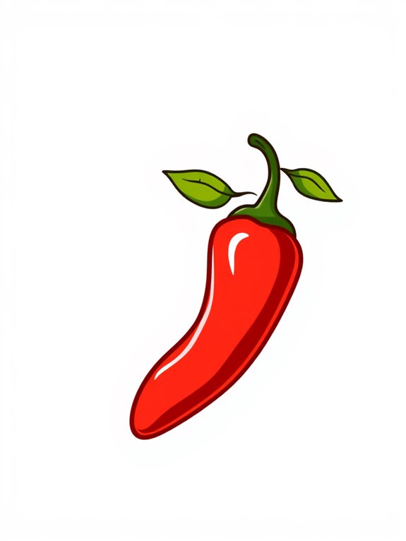 chili pepper graphic illustration