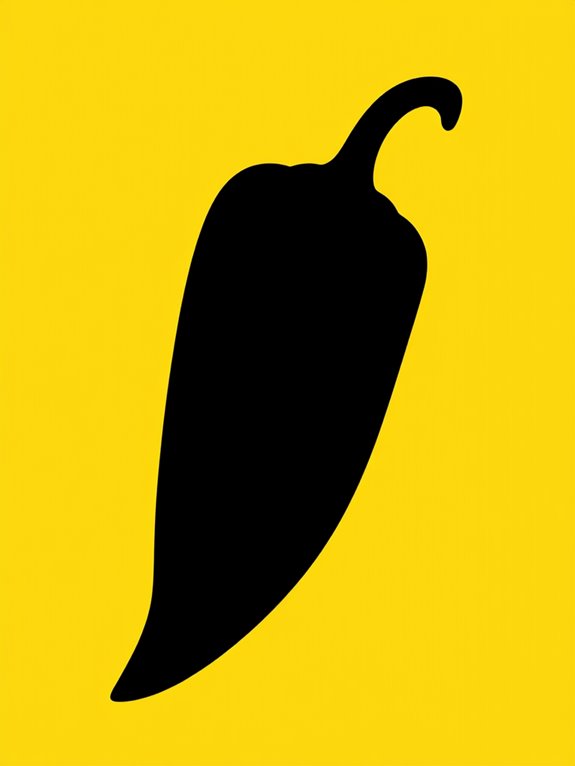 chili pepper silhouette clipart