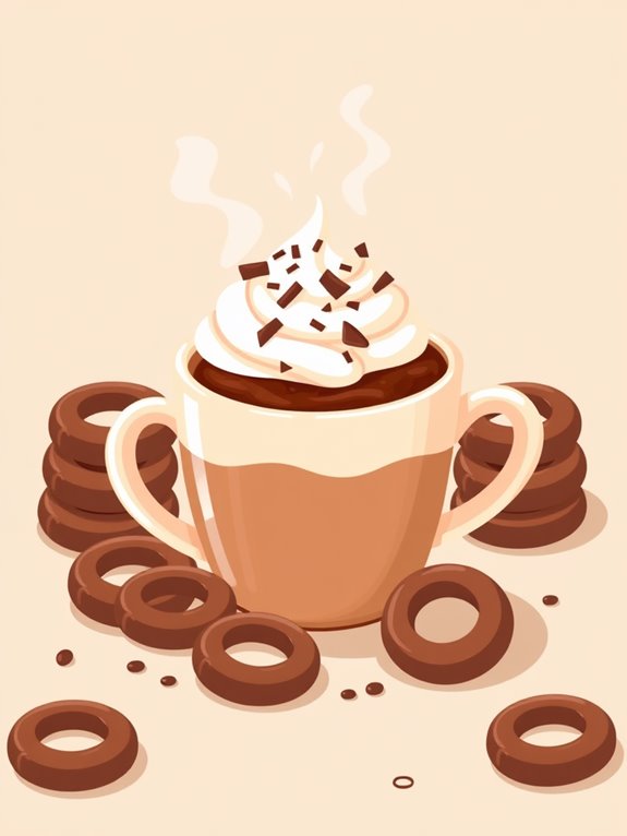 chocolate rings hot chocolate