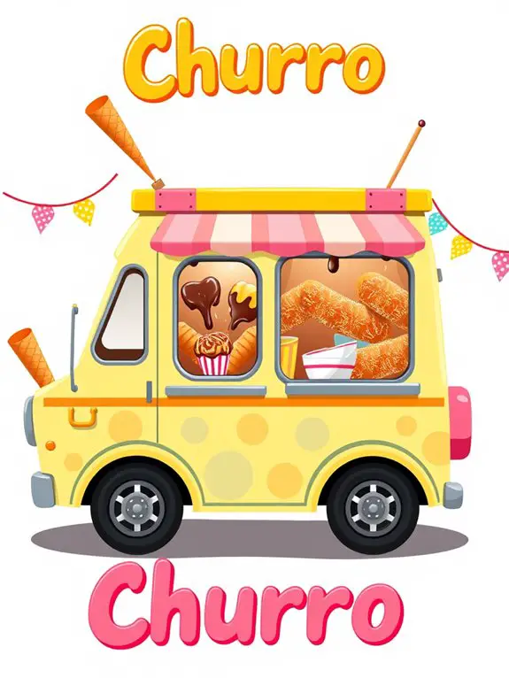 churro food truck design
