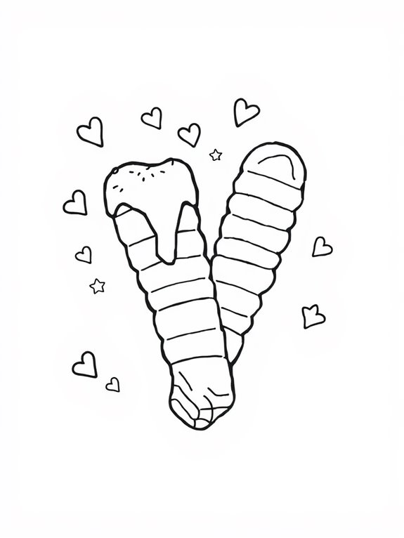 churro themed coloring page