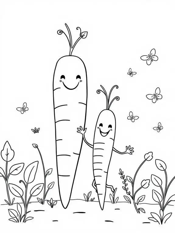 colorful carrot family fun