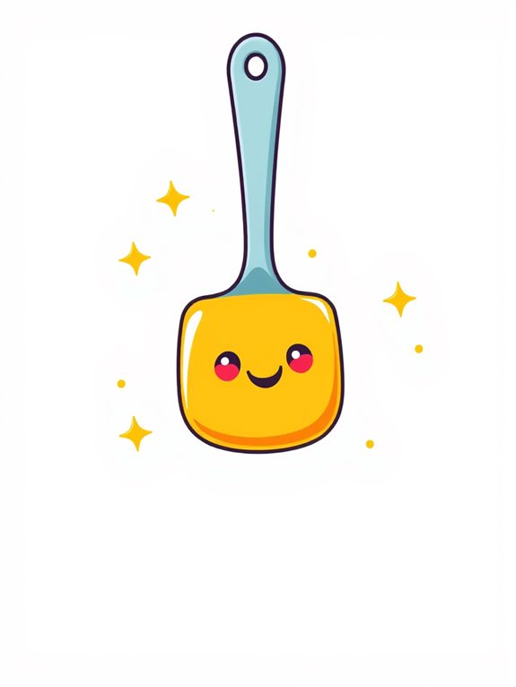 colorful cartoon spatula image