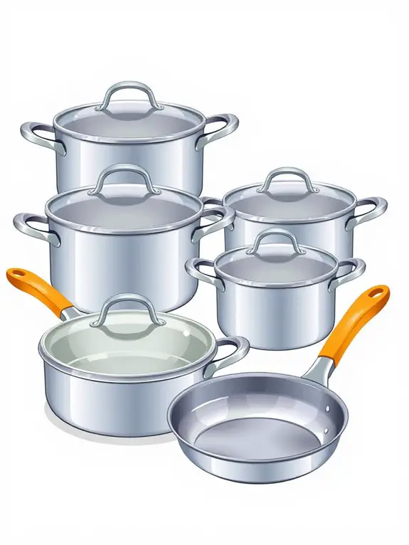 colorful cookware illustrations collection