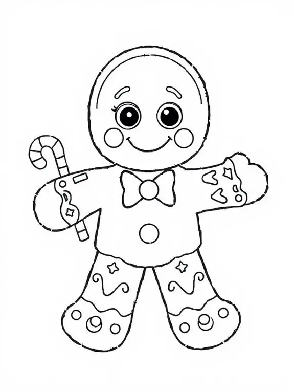 colorful gingerbread man fun