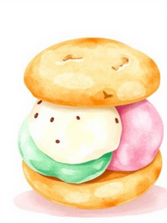 colorful ice cream clipart