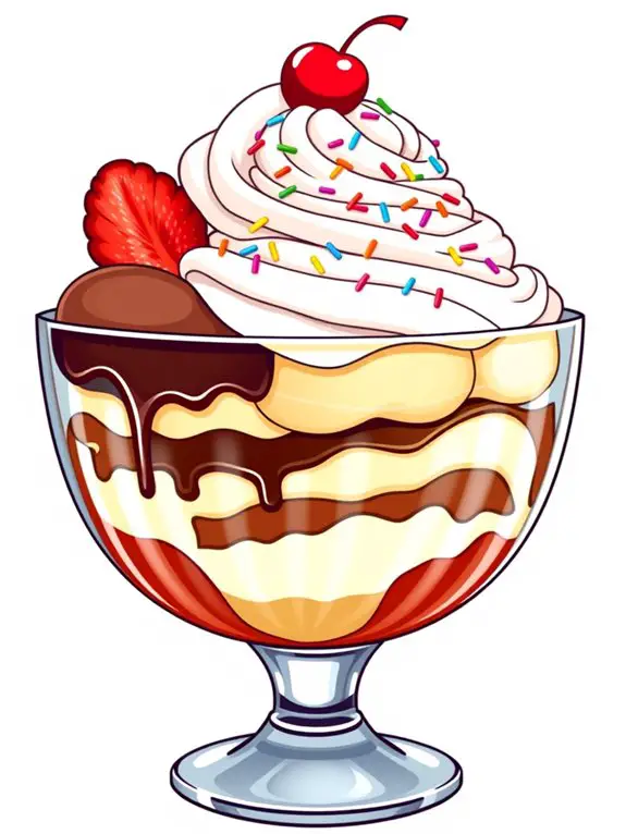 colorful ice cream illustration