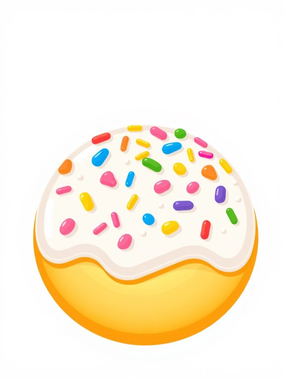 colorful sprinkle sugar cookie