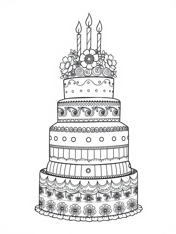 10+ Free Birthday Cake Coloring Pages to Print and Enjoy Academy of