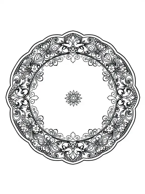 coloring page for decoration
