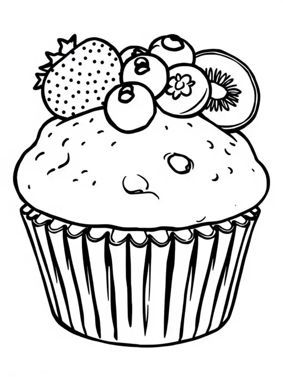 10+ Free Printable Muffin Coloring Pages for Fun Activities - Academy ...