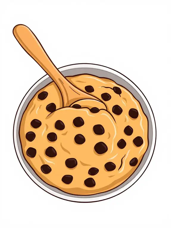 cookie dough bowl clipart
