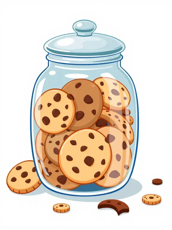 cookie jar filled cookies