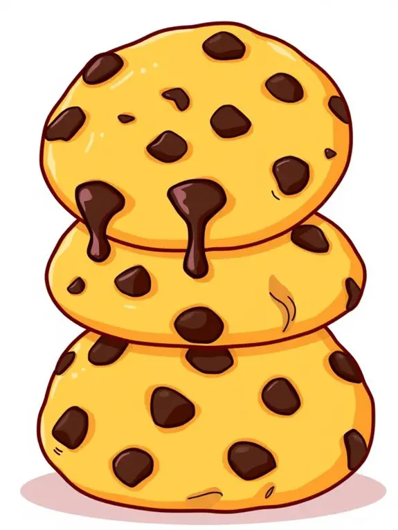 cookie stack illustration graphic