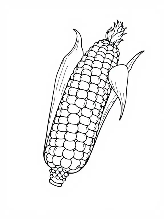 corn on cob art