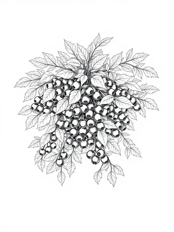 cranberry bush coloring activity