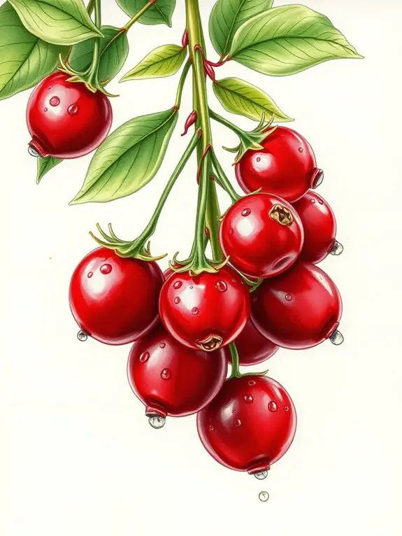 cranberry fruit artistic representation
