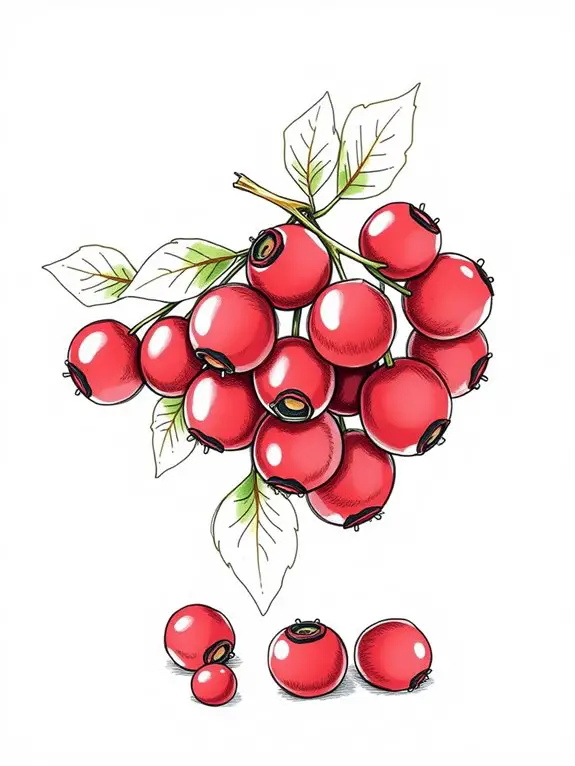 cranberry sketch drawing tutorial