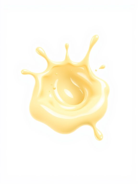 creamy vanilla dessert illustration