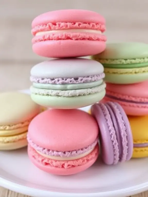 deliciously detailed macaron illustrations