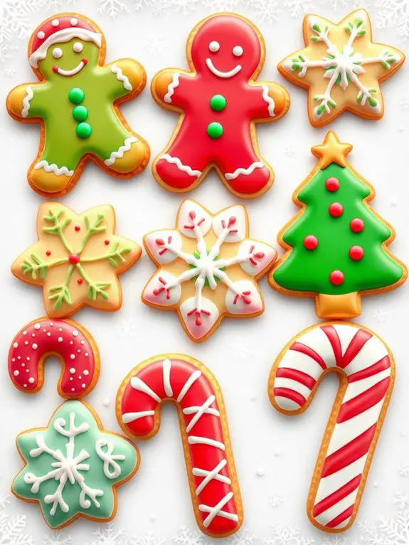 festive holiday cookie designs