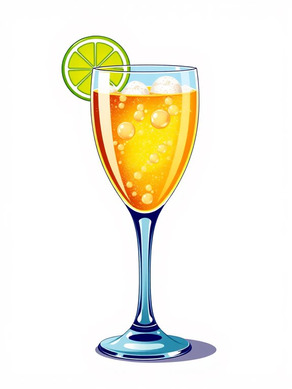 fizzy drink in glass