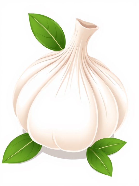 garlic clove illustration design