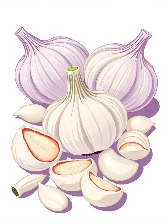 garlic illustration graphic design