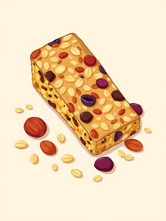 granola bar illustration graphic