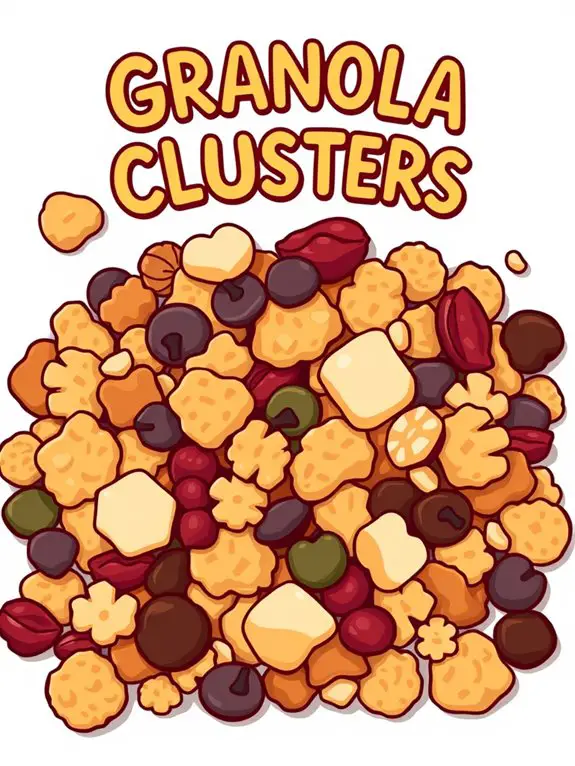 granola clusters trail mix