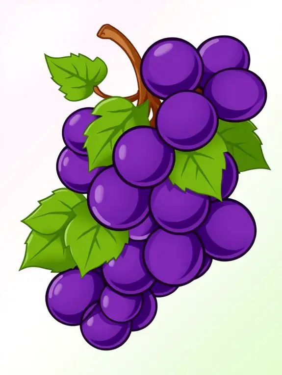 grape juice illustration graphic