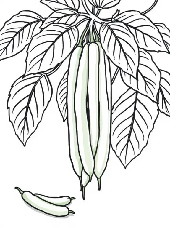 green bean coloring activity