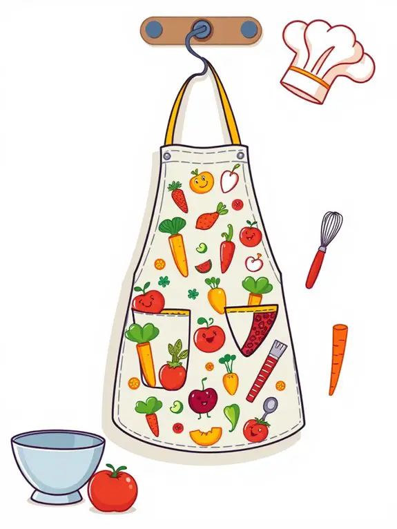 humorous kitchen wear illustrations