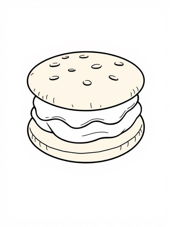ice cream sandwich illustration