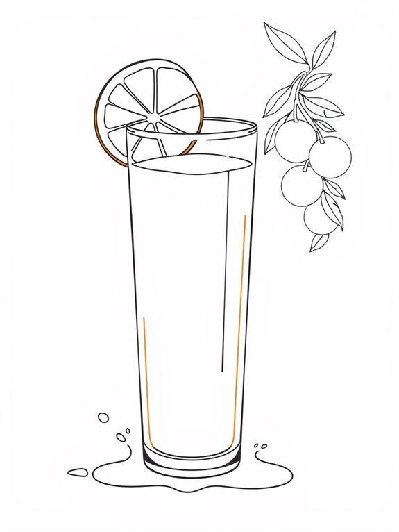 illustration of orange juice
