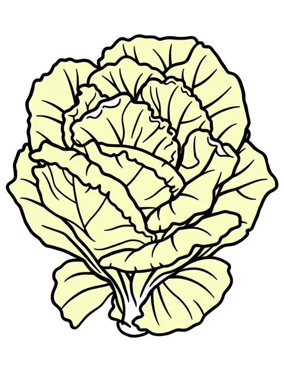 lettuce themed coloring activity