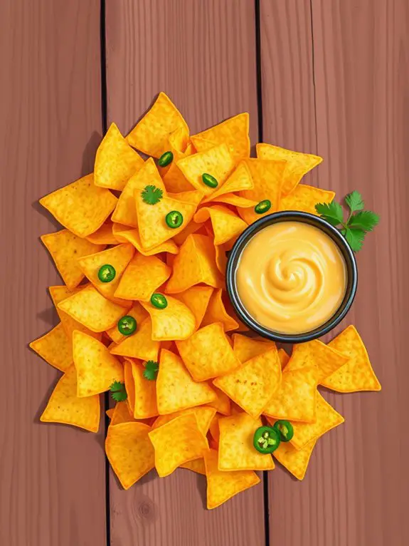 nacho chip illustration graphic