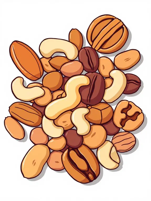 nuts in trail mix