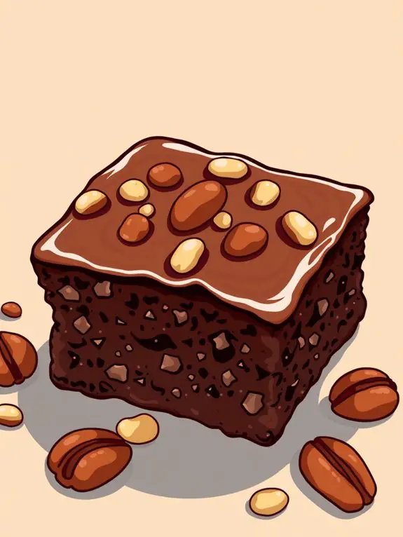 nutty brownie clipart design