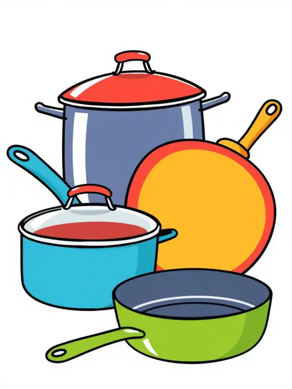 pans illustrated in clipart